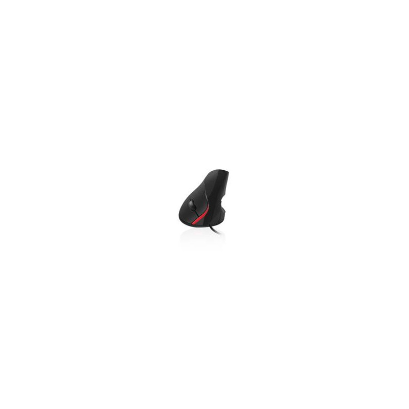 Mouse raton vertical ergonomico ewent ew3156 usb 2.0 -  1000dpi -  negro