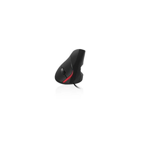 Mouse raton vertical ergonomico ewent ew3156 usb 2.0 -  1000dpi -  negro