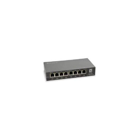Switch level one 8 puertos 10 - 100 - 1000 poe 120w no gestion