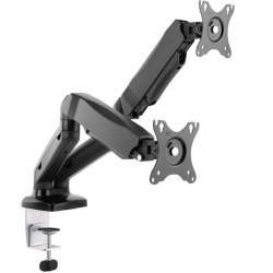 Soporte pantalla equip para mesa 13 pulgadas - 27 pulgadas 2 brazo inclinables para 2 monitor muelle de gas vesa hasta 6