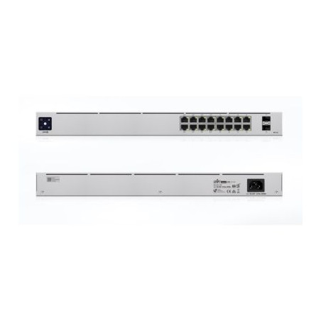 Switch 16 puertos ubiquiti susw - 16 - poe gigabit l2 2ptos sfp poex8 42w
