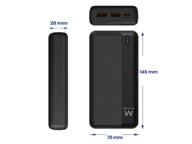 Powerbank ewent ew1163 20000mah