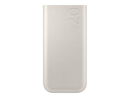 Bateria externa powerbank samsung 20000mah 45w beige