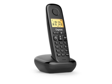 Telefono fijo inalambrico gigaset basic 100 negro