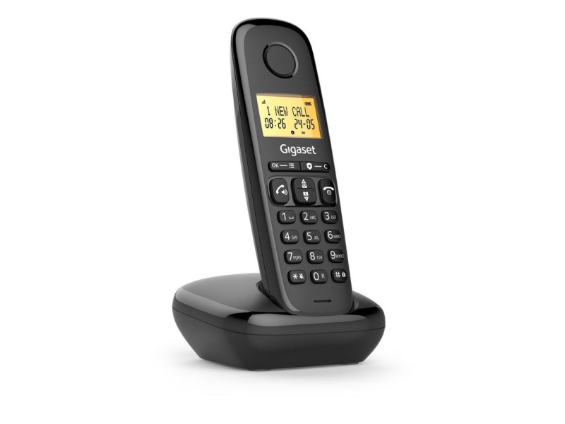 Telefono fijo inalambrico gigaset basic 100 negro