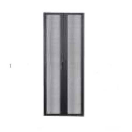 Puerta doble hoja phasak para rack suelo 19 pulgadas 47u