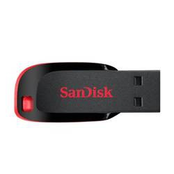 Memoria usb 2.0 sandisk 16gb cruzer blade rojo