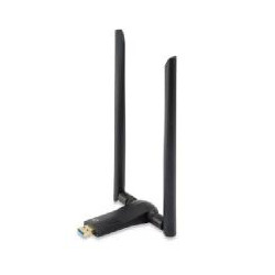 Adaptador wifi usb 3.0 dualband level one  ac1200 300mb en 24ghz y 867mb en 5ghz usb 3.0 2 antenas desmontables