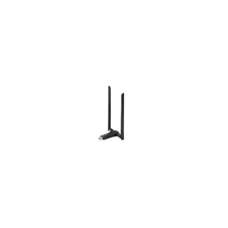 Adaptador wifi usb 3.0 dualband level one  ac1200 300mb en 24ghz y 867mb en 5ghz usb 3.0 2 antenas desmontables