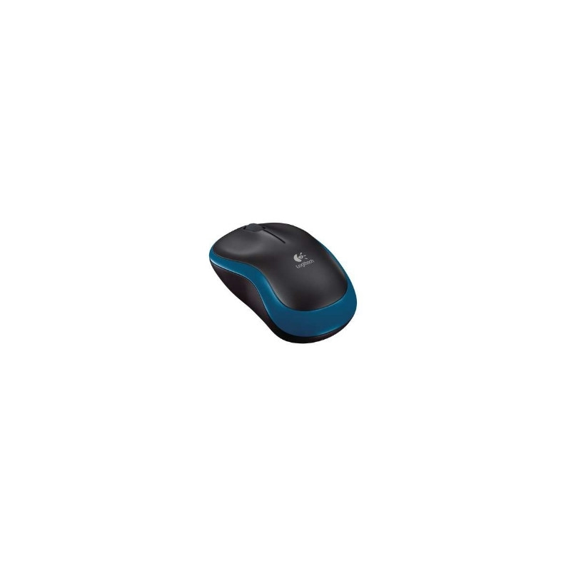 Mouse logitech wireless m185 optico azul  2.4ghz
