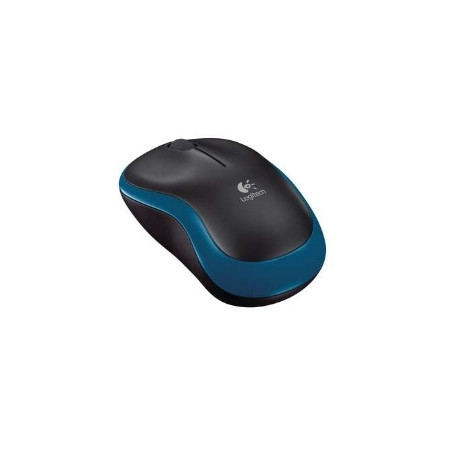 Mouse logitech wireless m185 optico azul  2.4ghz