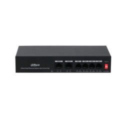 Switch dahua dh - pfs3006 - 4et - 36 4 puertos fast ethernet 2 puertos enlace subida