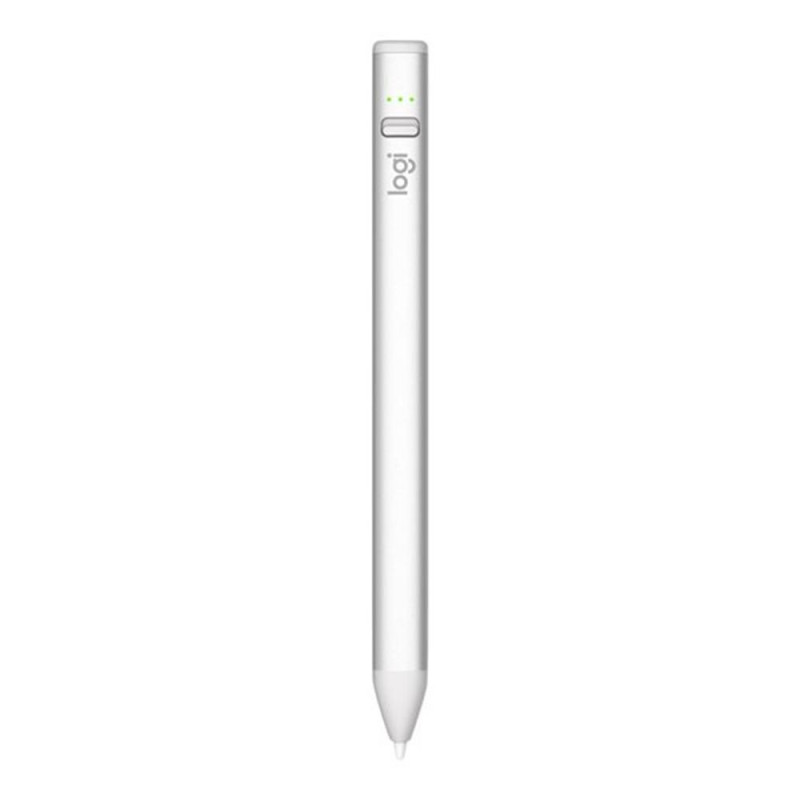 Lapiz digital logitech crayon silver usb - c para ipad - con tecnología apple pencil
