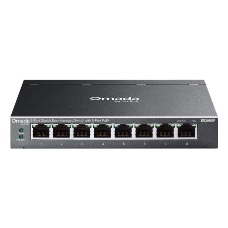 Switch tp - link omada es208gp 8 puertos