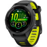 Garmin forerunner 265s 42mm bisel y carcasa en negro con correa de silicona en negro - amarillo