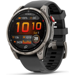 Garmin fenix 8 pro zafiro - 47mm - smartwatch premium gps multideporte - conectividad satelital y lte - pantalla táctil 