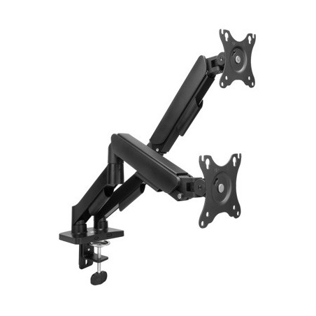 Soporte mesa 2 monitores 34 pulgadas resorte gas act connectivity