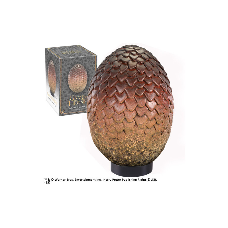 Réplica the noble collection juego de tronos huevo de dragon drogon 20.32 cm