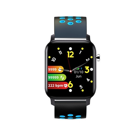Reloj smartwatch leotec multisport bit 2 plus ip68 negro y azul 1.4 pulgadas
