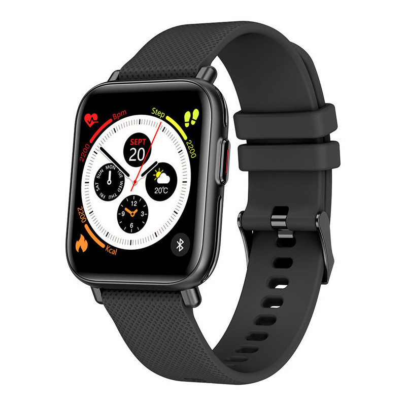 Reloj smartwatch leotec multisport stor therm negro 1.69 pulgadas