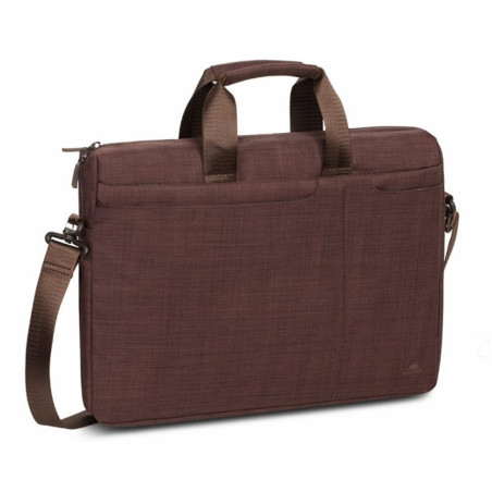 Maletin rivacase 8335 biscayne para portatil 15.6 pulgadas marron