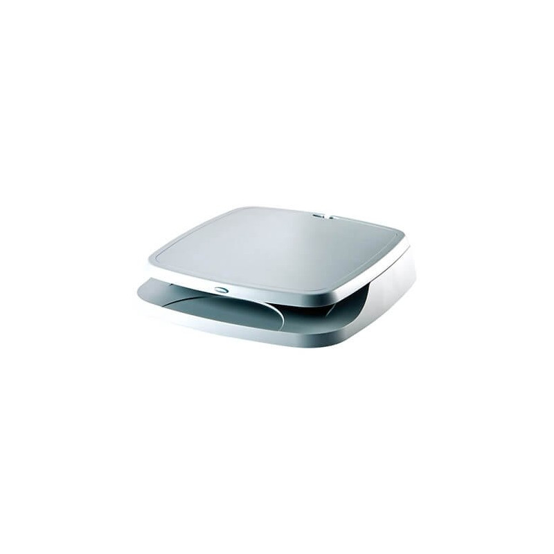 Soporte elevador monitor fellowes platino grafito - 11.43x38.10x41.91cm - 3 posiciones