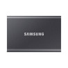 Disco duro externo ssd samsung 2tb pssd t7 nvme externo gris usb tipo c