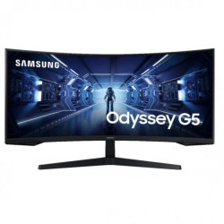 Monitor gaming led 34 pulgadas samsung odyssey g5 lc34g55twwpxen curvo - va - wqhd - dp - hdmi - 165hz - 1ms - vesa 75 x