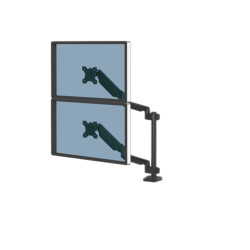 Soporte mesa fellowes 2 brazos hasta 27 pulgadas 100x100 max 16kg