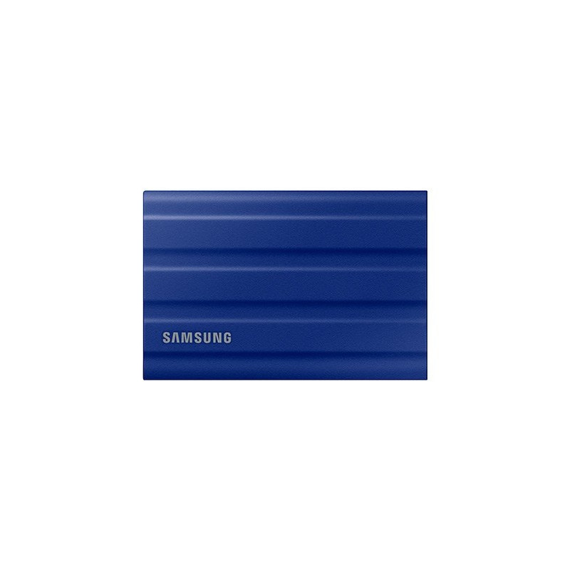 Disco duro externo ssd samsung 2tb t7 shield nvme azul mu - pe2t0r - eu