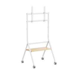 Soporte suelo con ruedas ewent vesa hasta 86 pulgadas 600x400mm max 80kg