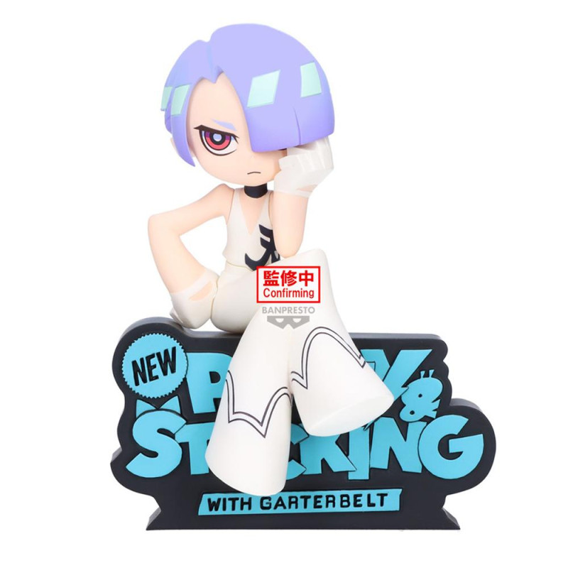 Figura banpresto new panty & stocking with garterbelt monitor top figz polyester 12cm