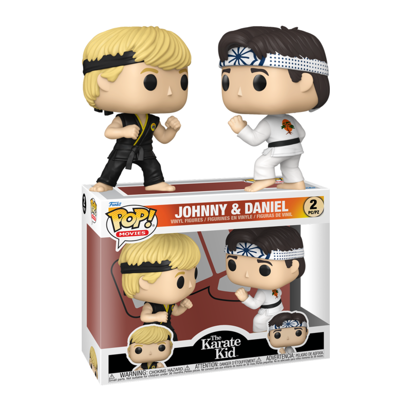 Funko pop movies the karate kid johnny & daniel 2 pk