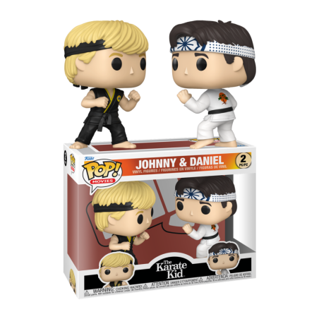 Funko pop movies the karate kid johnny & daniel 2 pk