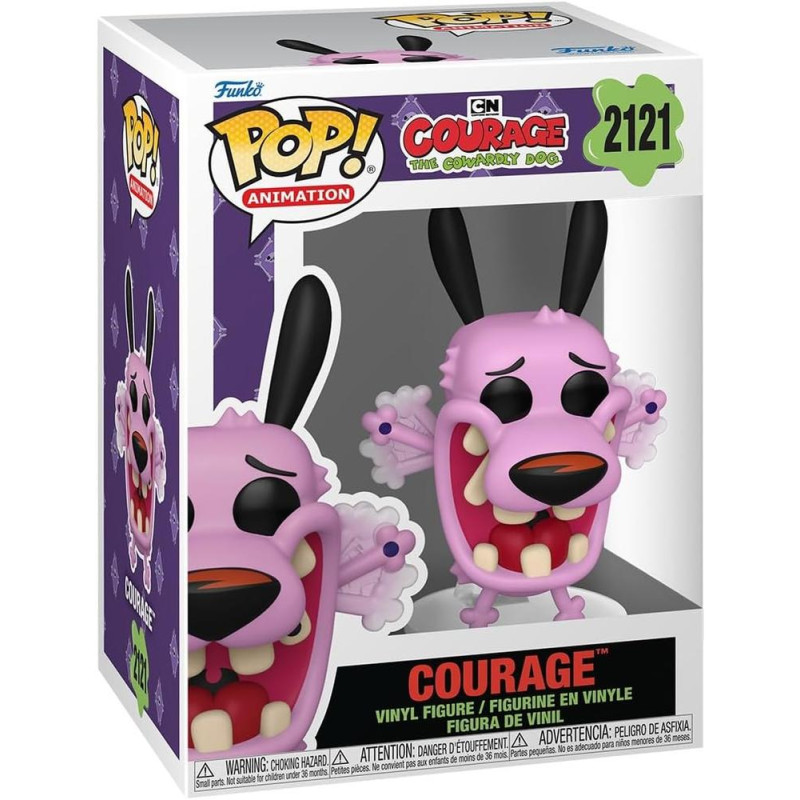 Funko pop animation: courage the cowardly dog