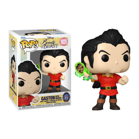 Funko pop disney la bella y la bestia gaston con espejo
