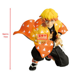 Figura banpresto demon slayer kimetsu no yaiba maximatic zenitsu agatsuma 14cm