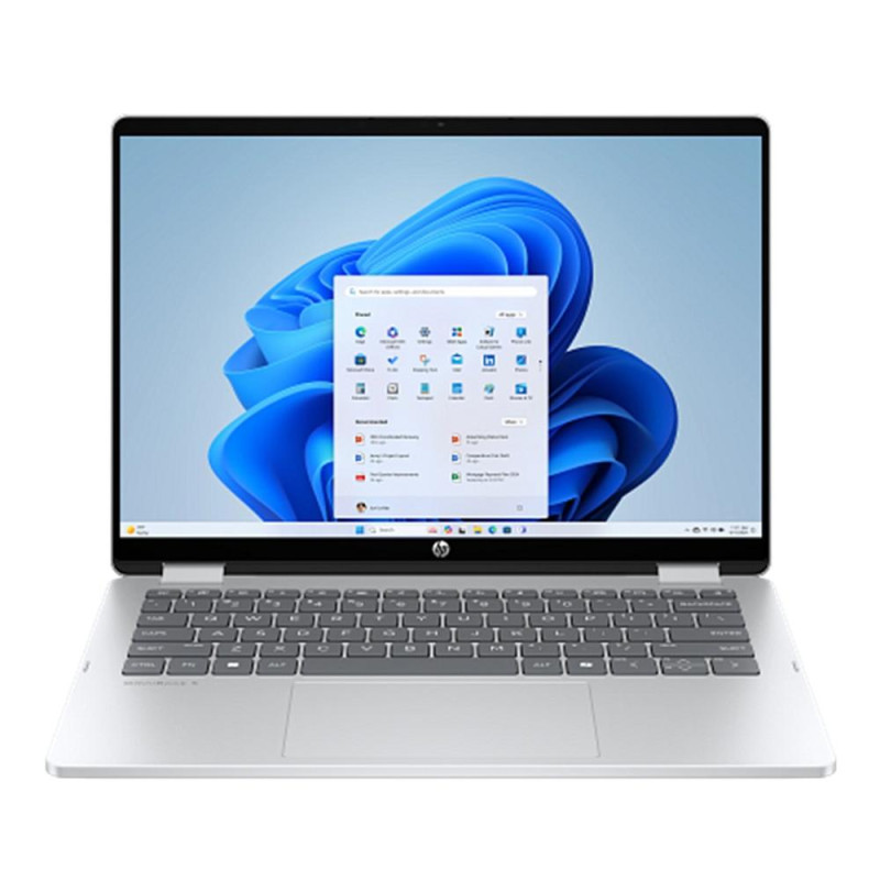 Portátil hp omnibook 5 flip 14 - fp0057ns core 7 - 150u 14 pulgadas táctil -  16gb -  ssd 1tb -  plata -  w11