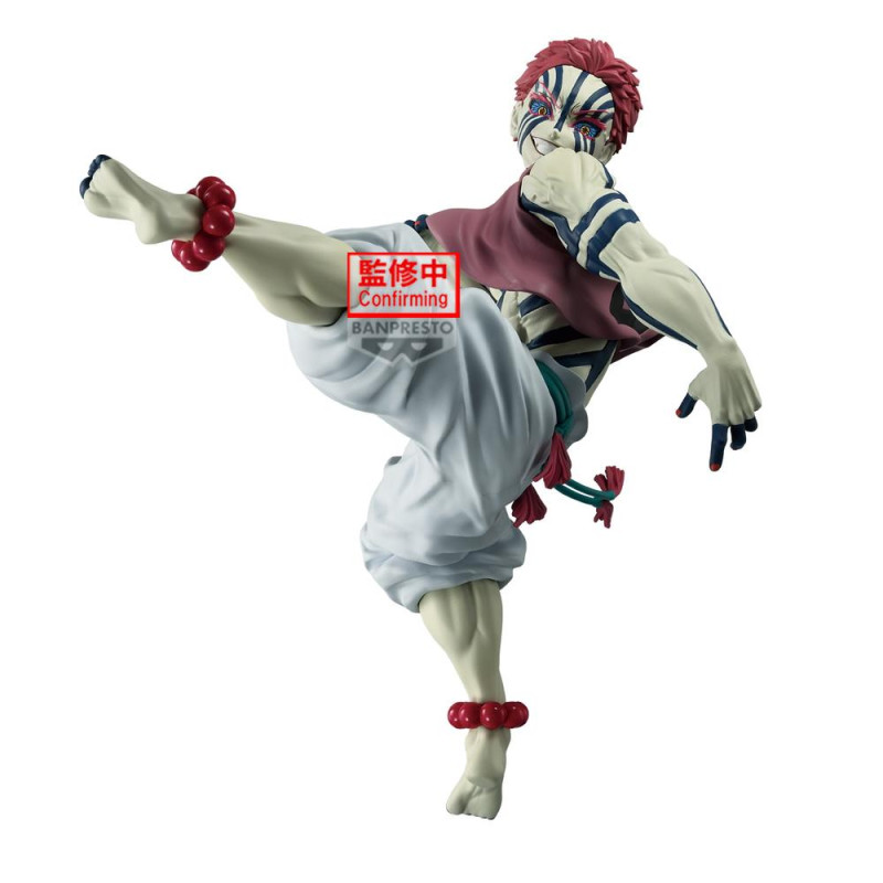 Figura banpresto demon slayer kimetsu no yaiba maximatic akaza 19cm