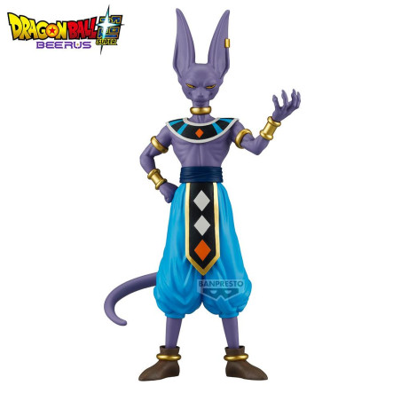 Figura banpresto dragon ball super beerus solid edge works beerus 20cm