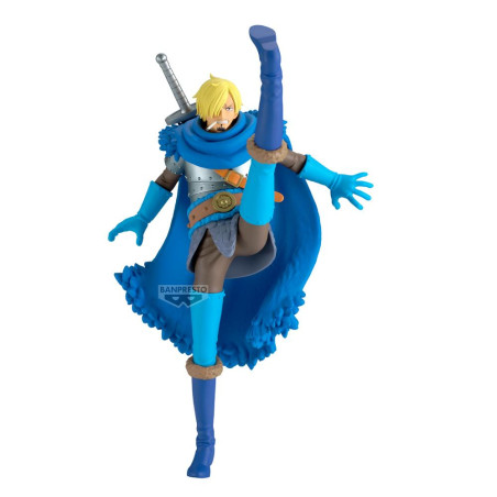 Figura banpresto one piece battle record collection sanji 17cm