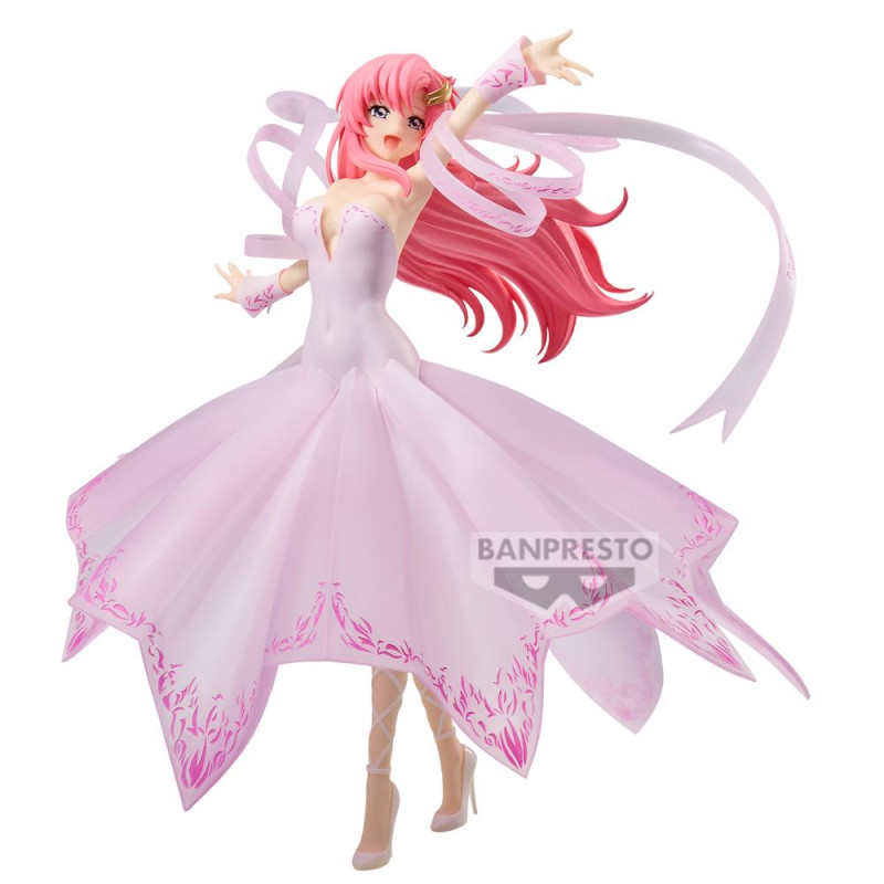 Figura banpresto mobile suit gundam seed evolve lacus clyne 22cm
