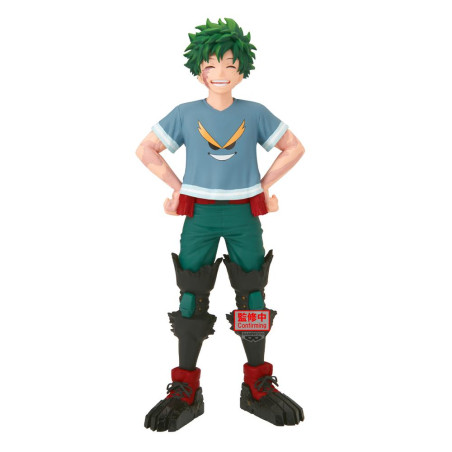Figura banpresto my hero academia 10th anniversary the amazing heroes - izuku midoriya -  18cm