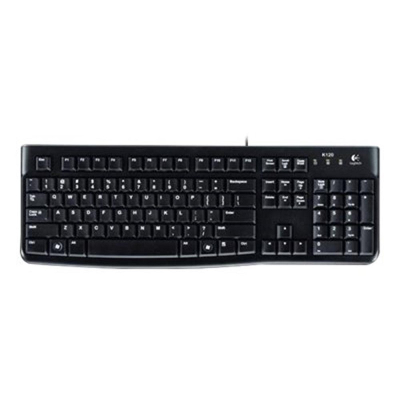 Teclado logitech k120 usb negro aleman
