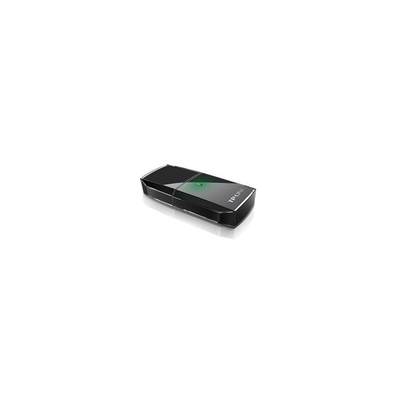 Adaptador usb 2.0 dual band wifi ac600 2.4 ghz y 5ghz tp - link negro