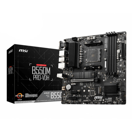 Placa base msi am4 b550m pro - vdh m - atx