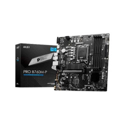 Placa base msi 1700 pro b760m - p m - atx -  4x ddr5 -  4x sata3 -  2x usb 3.2 -  1x usb tipo -  4x usb 2.0 911 - 7e02 -