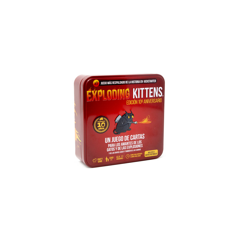 Juego de mesa exploding kittens 10 aniversario