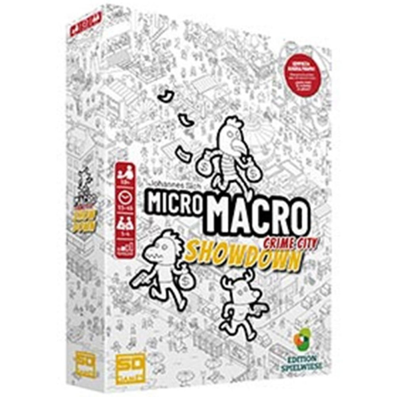 Juego de mesa micro macro. showdown