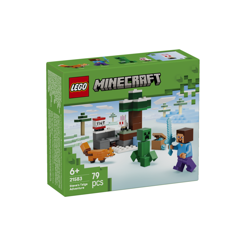 Lego minecraft la aventura de steve en la taiga